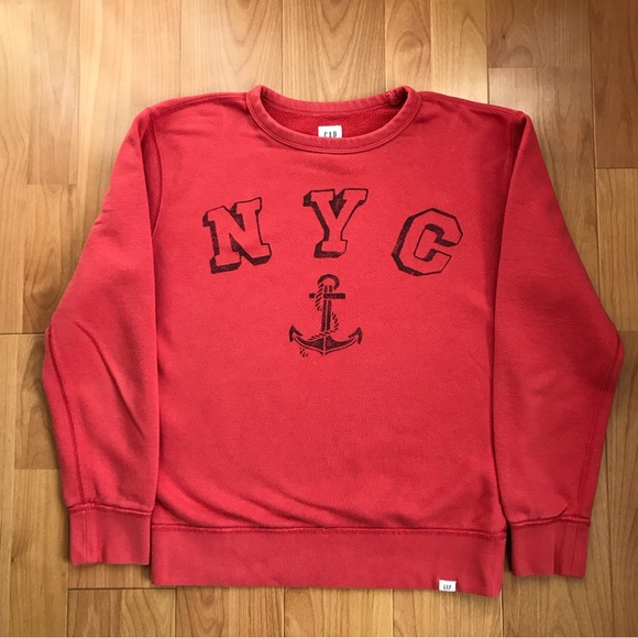 GAP Other - ♻️Reposted EUC Gap NYC New York City red warm sweatshirt for kids size XL 12